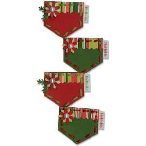  Westrim Christmas Paper Bliss Adhesive Embellishments 