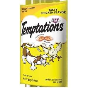  Whiskas Temptations Cat Treats Tasty Chicken Flavor 4 Bags 
